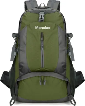 40L Hiking Backpack with Separate Shoe Compartment & Waist Support  Multi-Pocket Design, Emergency Whistle  Ideal for Camping, Trekking & Travel