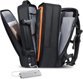 45L Carry On Backpack, Weekender Travel Backpacks, 17.3 inch Laptop Back Pack Business Expandable Bag for Men and Women