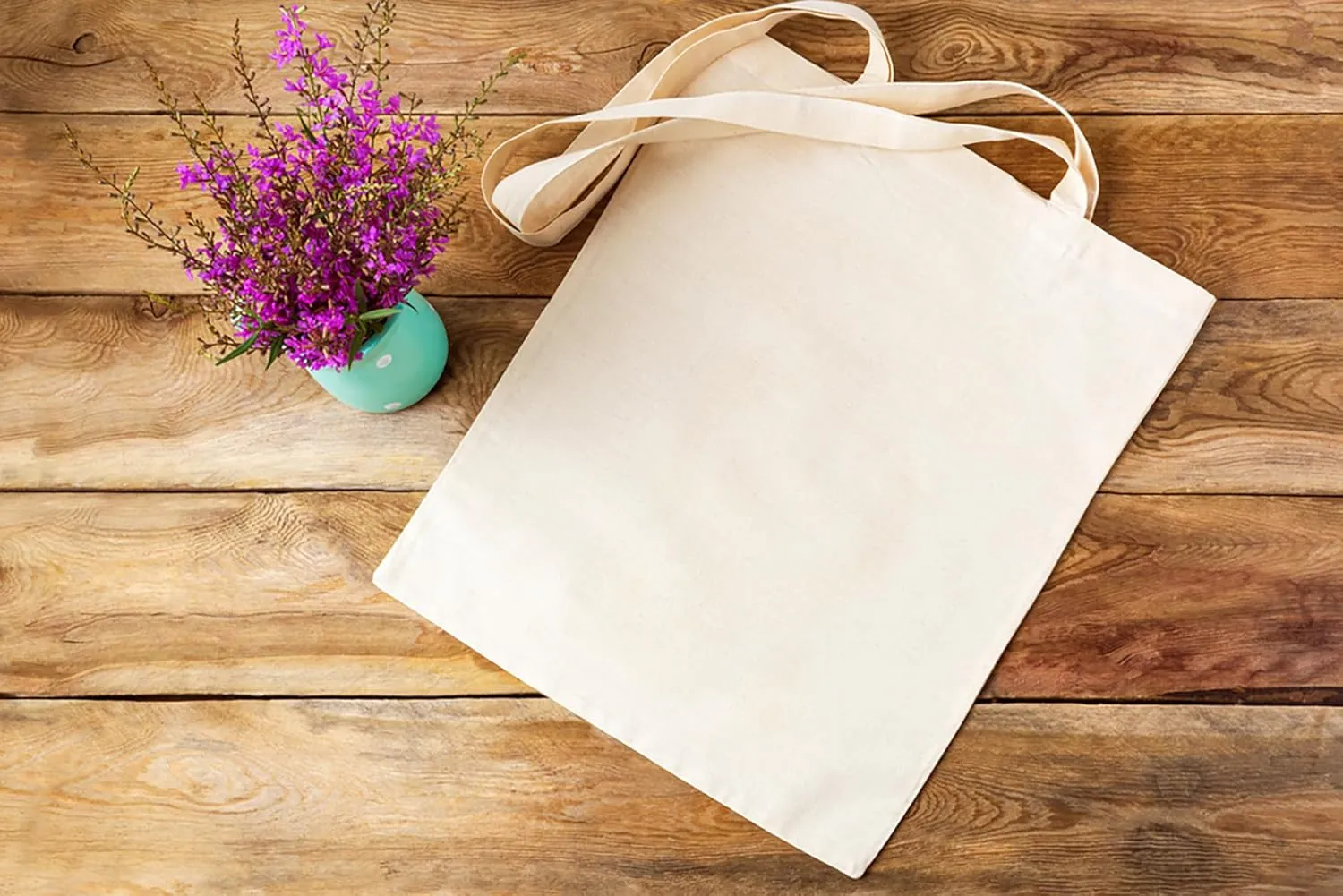 6 & 12 Pack Tote Bags - Reusable Shopping Bags for Women - 15 x 16