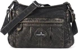 Angelkiss Crossbody Bags for Women, Ladies Shoulder Handbags and Purses Medium Faux Leather Pocketbooks