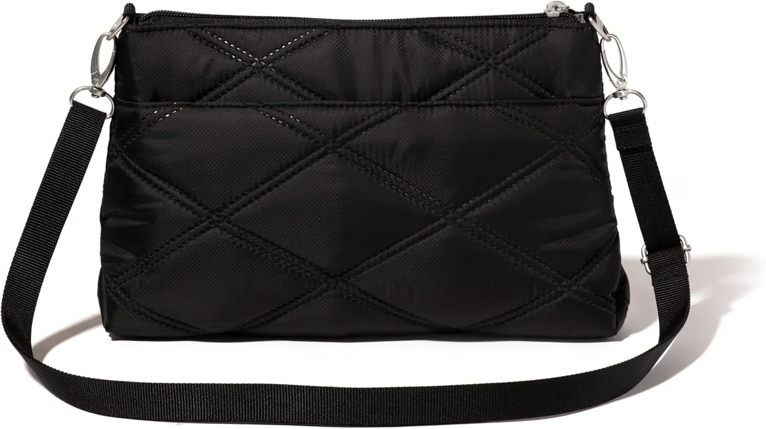 Baggallini Original Everyday 11x 7.5 Crossbody Bags for Women RFID Protected Lightweight Nylon Zippered Travel Purse