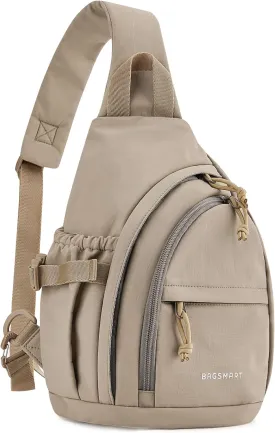 BAGSMART Small Crossbody Sling Backpack, Travel Casual Daypack Backpacks, Cross Body Chest Bag Backpack