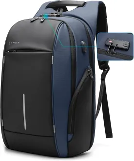BANGE Backpack for Men, Laptop Backpacks for 15.6 Inch Notebook,Lightweight Mens Classy Backpack, Businedd Work Back Pack for Men and Women