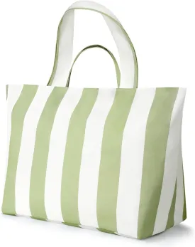 Beach Bags For Women - Large Beach Bags with Zipper Waterproof Sandproof Swim Pool Beach Bag