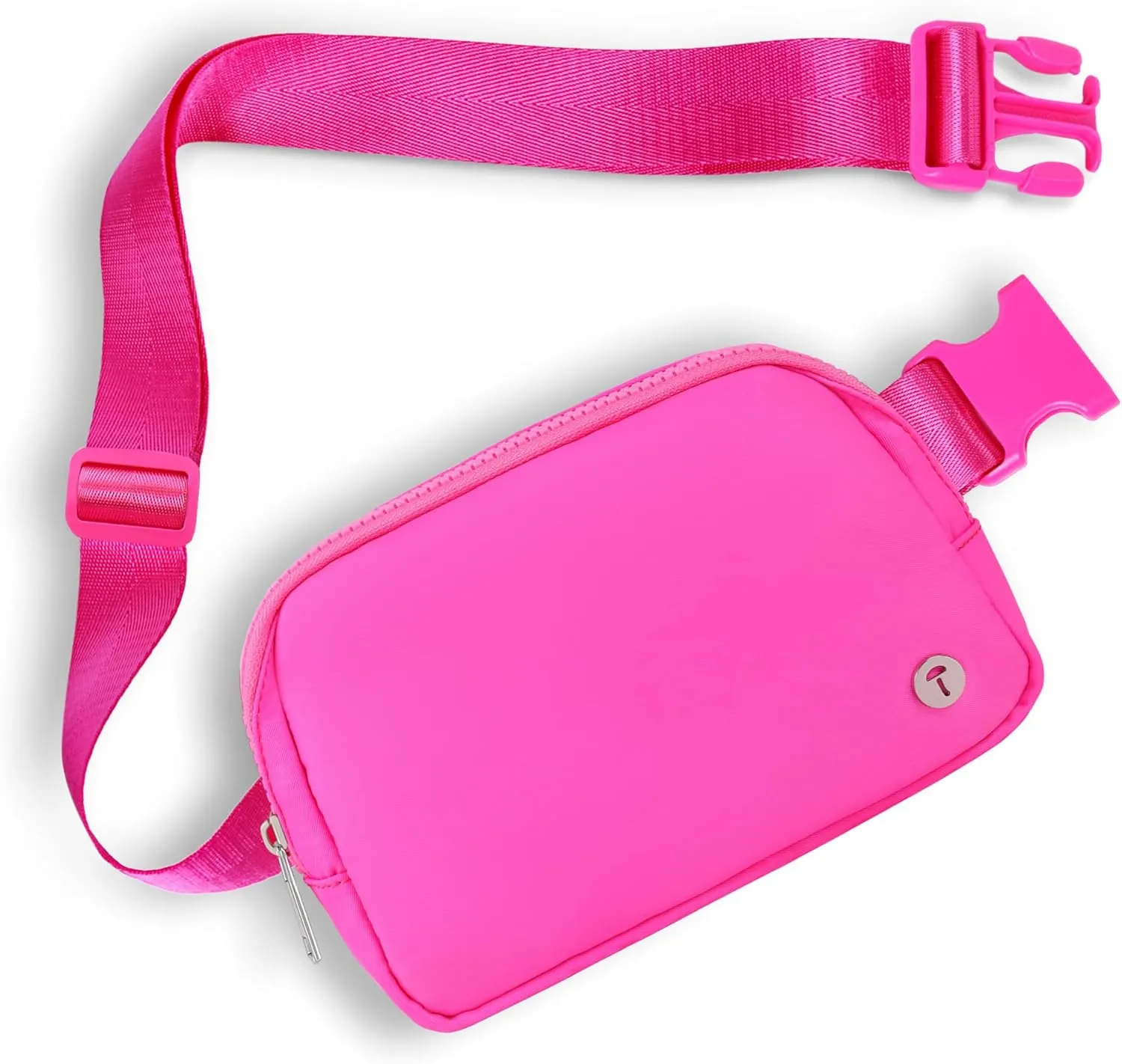 Belt Bag For Women Girls Kids Fanny Pack Fashionable Waist Packs Crossbody Bag With Adjustable Strap Waterproof Hot Pink