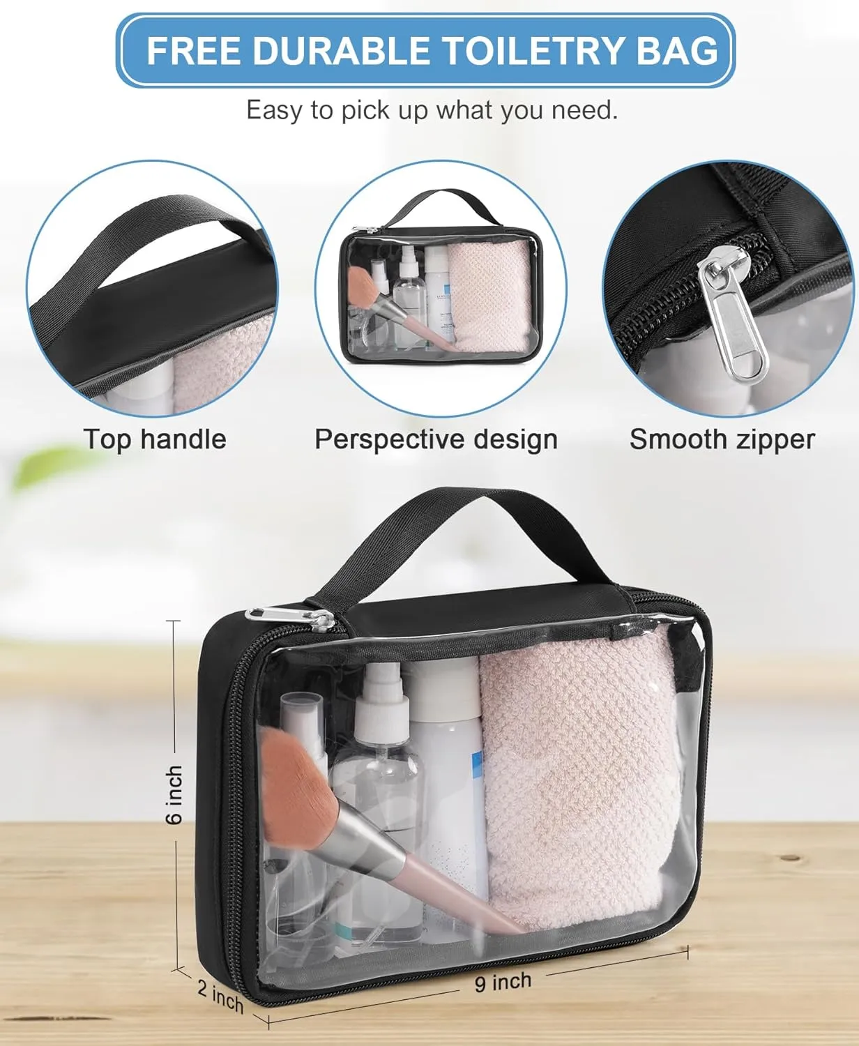 Beraliy Travel Backpack, Lightweight Personal Item Bag for Airlines, Carry On Luggage, Durable Hiking Backpack,Laptop Backpack, College Work Gym Weekender Bag Men Women, Black