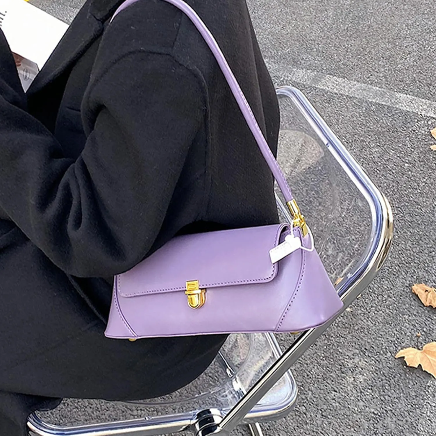 Brown Purses for Women Black Shoulder Purse Vintage Bags Trendy Women's Red Small Tote Handbags