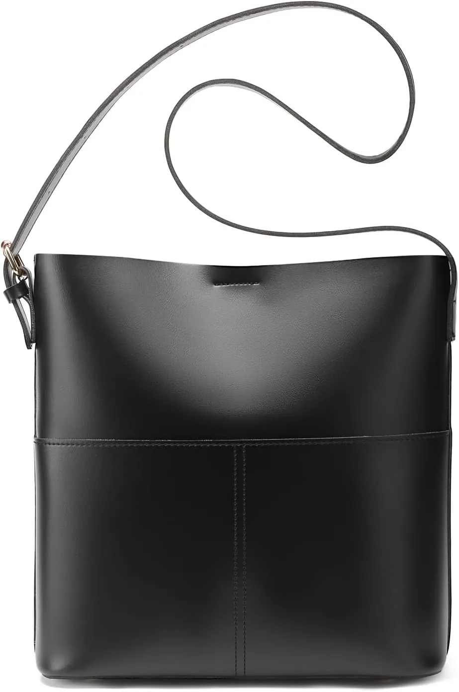 Bucket Hobo Bags for Women, Vegan Leather Crossbody Shoulder Purse and Large Handbags