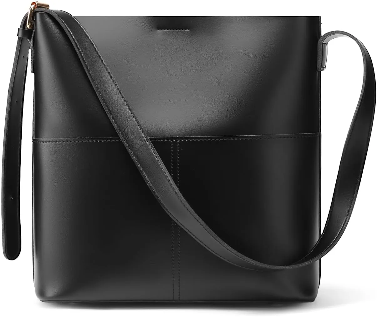 Bucket Hobo Bags for Women, Vegan Leather Crossbody Shoulder Purse and Large Handbags