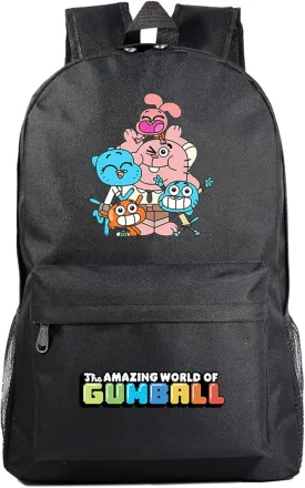 Cartoon Graphic Casual Backpack-Novelty Canvas Bookbag Lightweight Travel Daypack for Unisex
