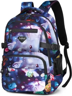 Casual Lightweight Backpacks for Boys & Girls, School Bookbags, 15 "Laptop Backpack, Travel Bag (202-mchua)
