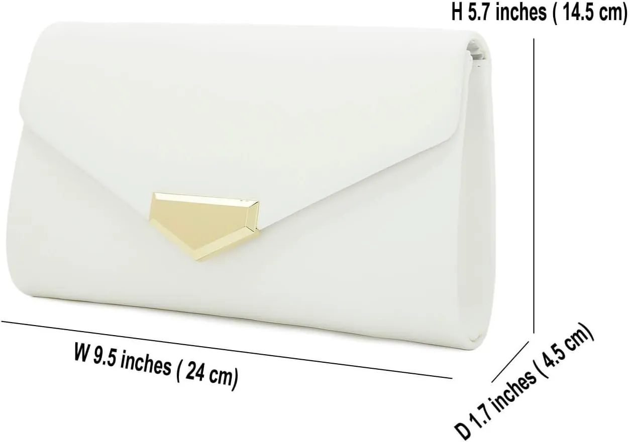 CHARMING TAILOR PU Clutch Purse for Women Evening Bag Chic Clutch Handbag for Special-occasion