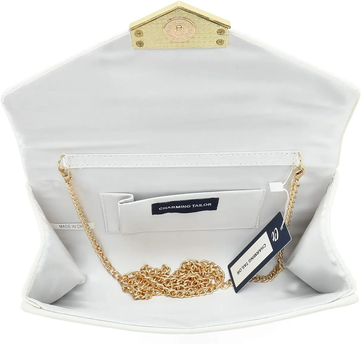 CHARMING TAILOR PU Clutch Purse for Women Evening Bag Chic Clutch Handbag for Special-occasion