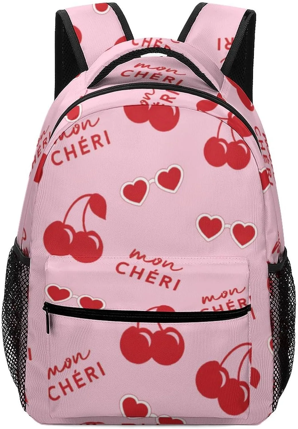Cherry Backpack Casual Travel Daily Work Camping School Bag with Multiple Pockets