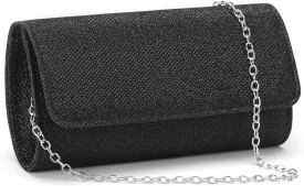 Clutch Purses for Women, Evening Bag with Detachable Chain Ladies Sparkling Party Handbag Wedding Bags