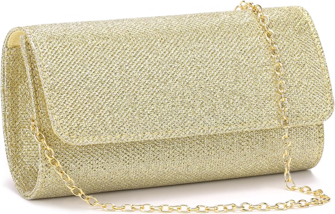 Clutch Purses for Women, Evening Bag with Detachable Chain Ladies Sparkling Party Handbag Wedding Bags
