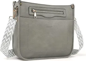 Crossbody Bags for Women 7-Pockets Purses for Women Vegan Leather Hobo Bag Shoulder Bag Handbags with Ajustable Strap