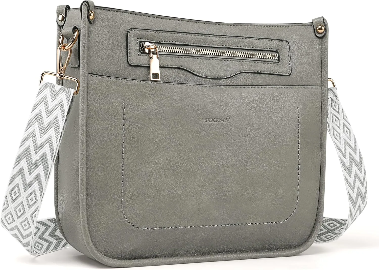 Crossbody Bags for Women 7-Pockets Purses for Women Vegan Leather Hobo Bag Shoulder Bag Handbags with Ajustable Strap