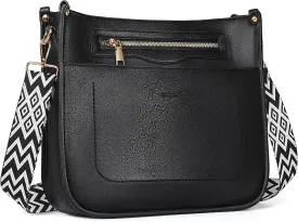 Crossbody Bags for Women 7-Pockets Purses for Women Vegan Leather Hobo Bag Shoulder Bag Handbags with Ajustable Strap