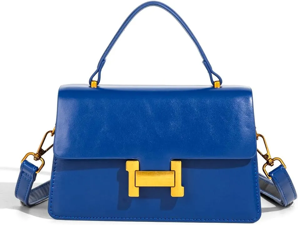 Designer Satchel Purses For Women, Small Cute Crossbody Handbag, Ladies Vegan Leather Top Handle Bags
