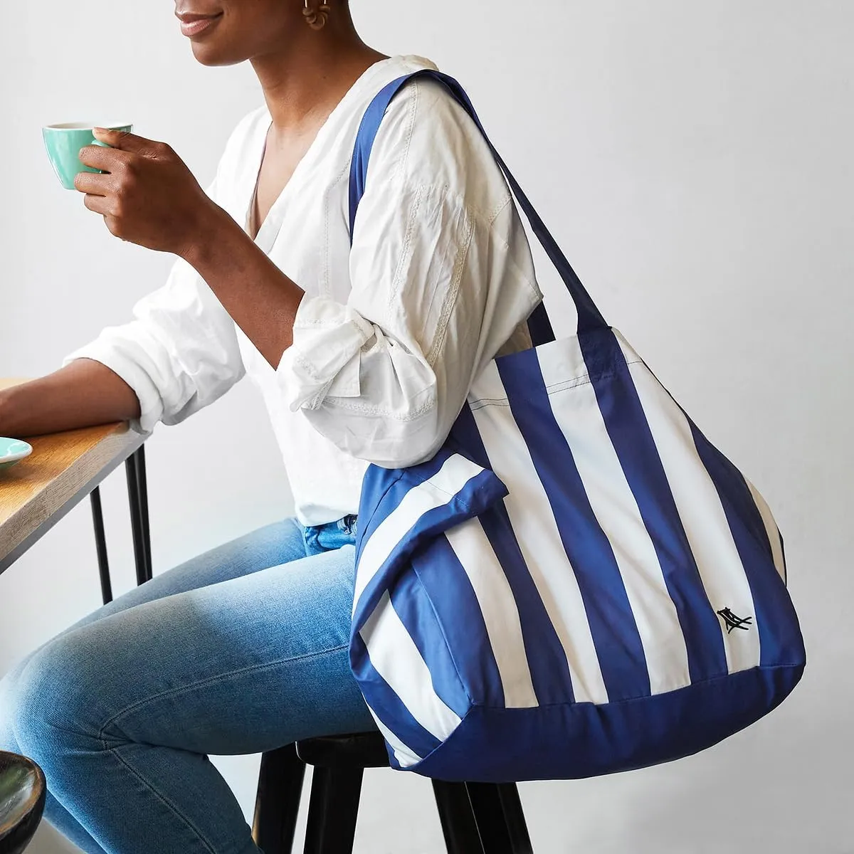 Dock & Bay Everyday Beach Tote Bag - Reusable Carrier Bag for Daily Use - Carries Up to 10kg - 100% Recycled Materials