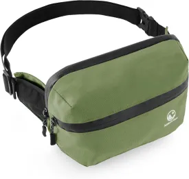 Fanny Pack for Men & Women  Waterproof Fanny Pack & Belt Bag  Stylish Cross Body Bag for Travel, Hiking & Everyday Use  Lightweight & Durable Belt Bag for Women & Men - Green