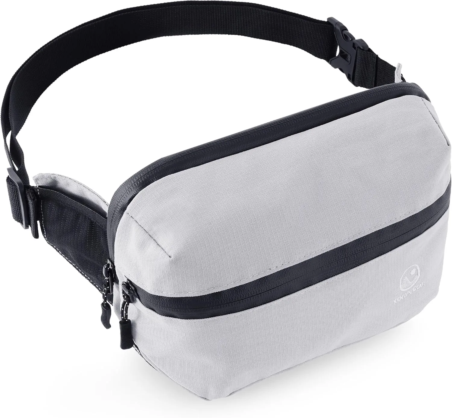 Fanny Pack for Men & Women  Waterproof Fanny Pack & Belt Bag  Stylish Cross Body Bag for Travel, Hiking & Everyday Use  Lightweight & Durable Belt Bag for Women & Men - Grey