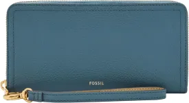 Fossil Logan Zip Around Clutch Wallet, Drizzle