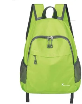 Geboldil Men's and women's waterproof backpack traveling backpack green1