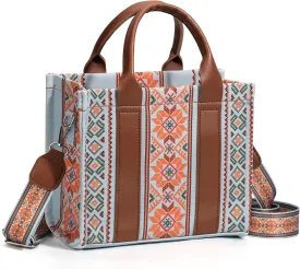 hatisan Canvas Tote Bag for Women Western Purses Shoulder Boho Bag Crossbody Bag Handbags Wallet