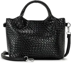 Herald Vegan Leather Top-handle Handbag for Women, Medium Soft Tote Shoulder Crossbody Bag Purse with Detachable Strap
