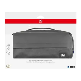 HORI Adventure Pack (Black) - Shoulder Bag for Nintendo Switch 2 - Officially Licensed by Nintendo