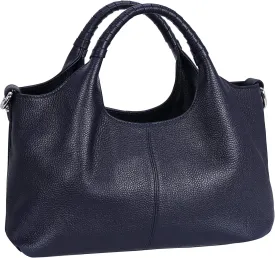 Iswee Genuine Leather Shoulder Bags Purses and Handbags for Women Satchel Designer Cross Body Hobo Medium Size Tote
