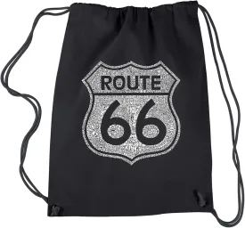 LA POP ART, Cities Along Route 66 - Backpack Black