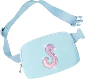 Leather Letter Belt Bag Cute Crossbody Bags Travel Fanny Waist Pack Trendy Stuff Christmas Birthday Gifts for Girls