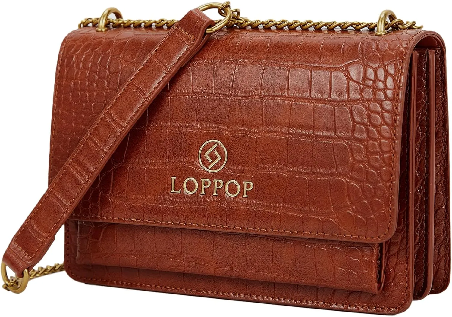 LL LOPPOP Women's Small Classy Crossbody Purse Top Handle Handbags Leather Satchel Bags for Women