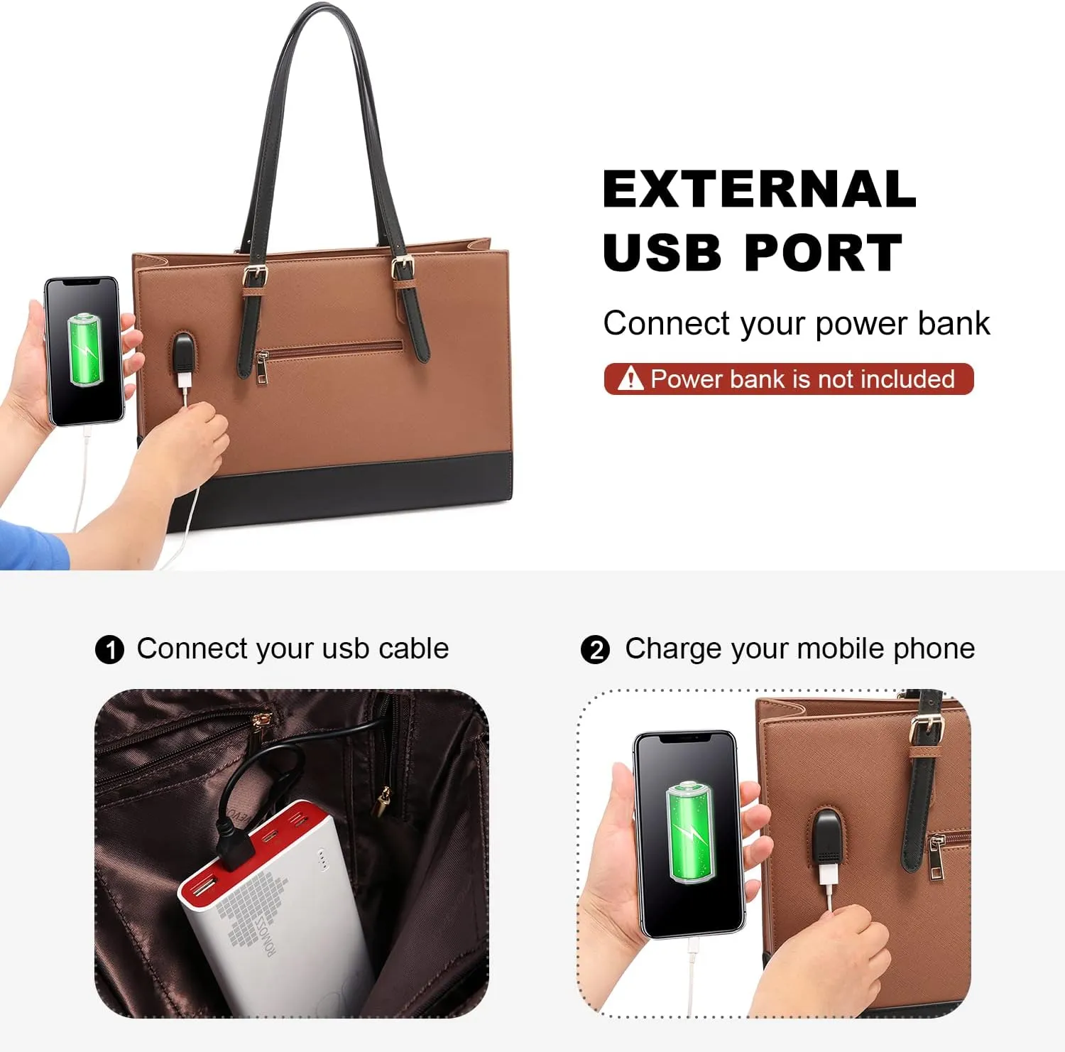 LOVEVOOK Laptop Tote for Women, Fashion Computer Bag 15.6 Inch Large Handbag, Shoulder Bag Purse for Business Work