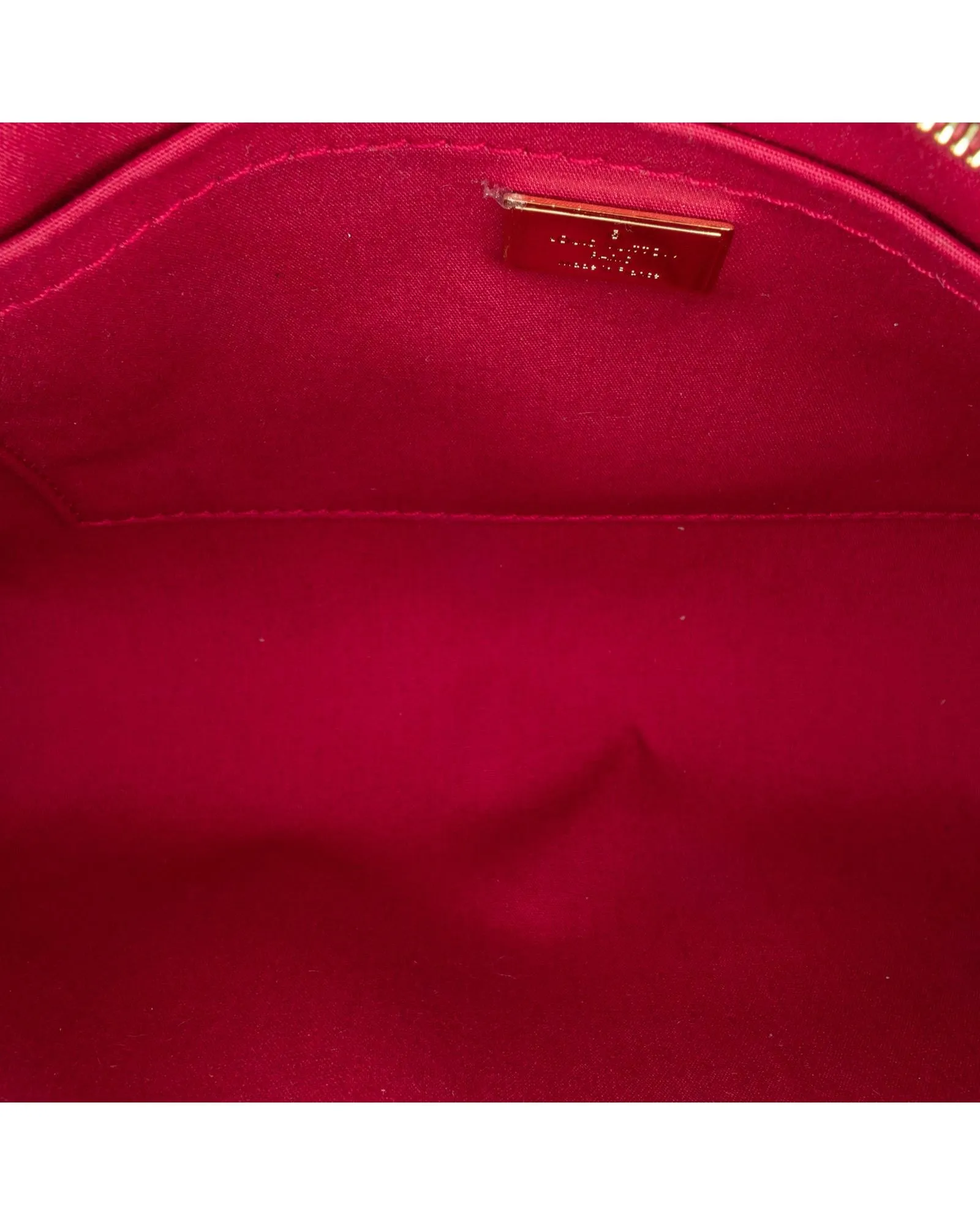 Monogram Vernis Leather Chain Strap Crossbody Bag