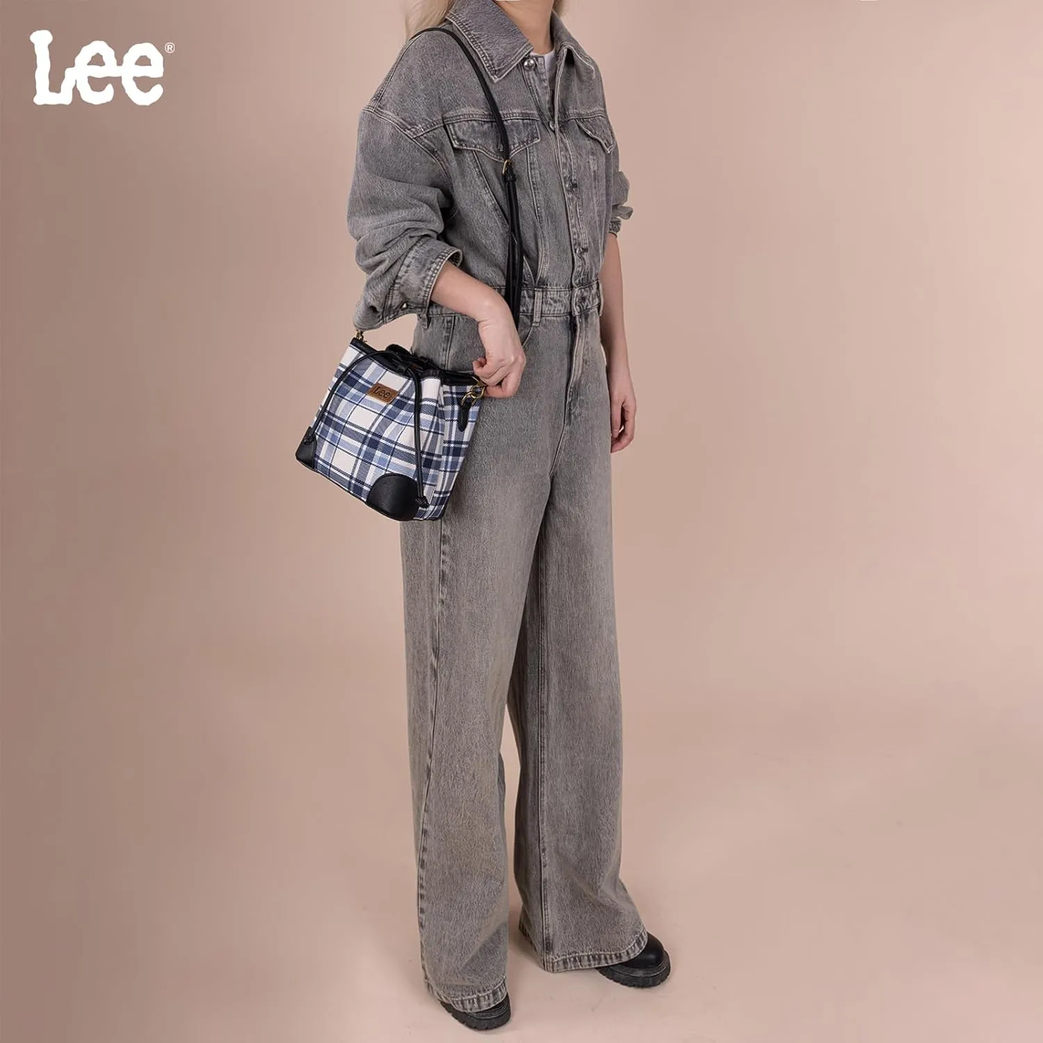 Montana West x Lee Bucket Bags for Women Drawstring Hobo Bags with Crossbody Strap