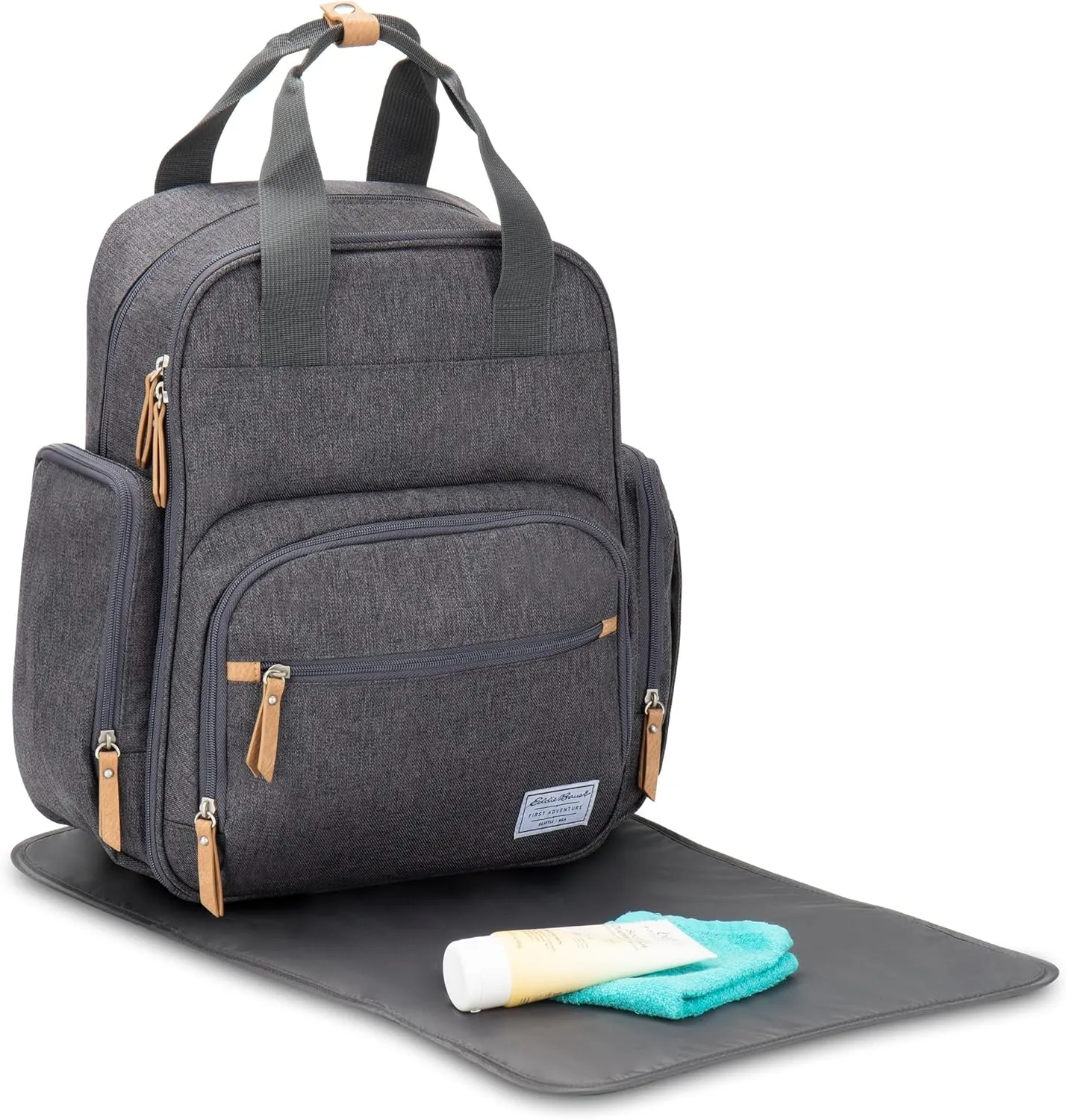 NOJO Eddie Bauer Canyon Summit Backpack Diaper Bag - Gray