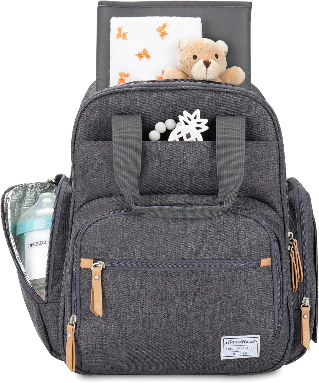 NOJO Eddie Bauer Canyon Summit Backpack Diaper Bag - Gray
