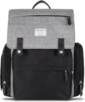 NOJO Eddie Bauer Cascade Sport Backpack Diaper Bag - Black, Gray