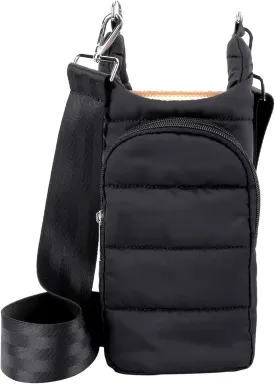 Original Crossbody Water Bottle Holder Bag with Strap.Stylish Puffer Bag.Pockets for Phone & Accessories.BEST GIFT