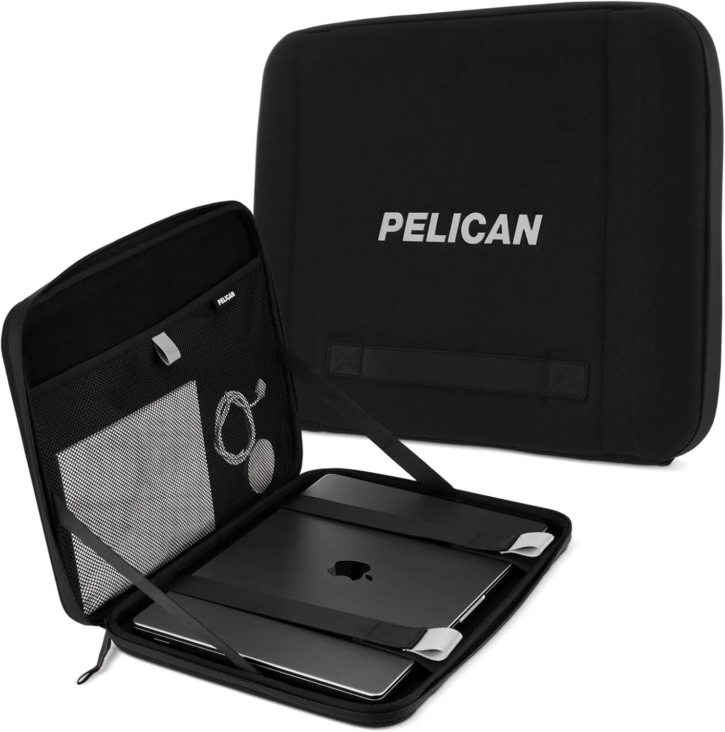 Pelican Adventurer - Laptop Bag/Case 16 Inch - [Elastic Carrying Handle] [Secure Zip Lock] Waterproof, Scratchproof and Heavy Duty Laptop Sleeve for All Laptops from 14 inches up to 16 inches - Black