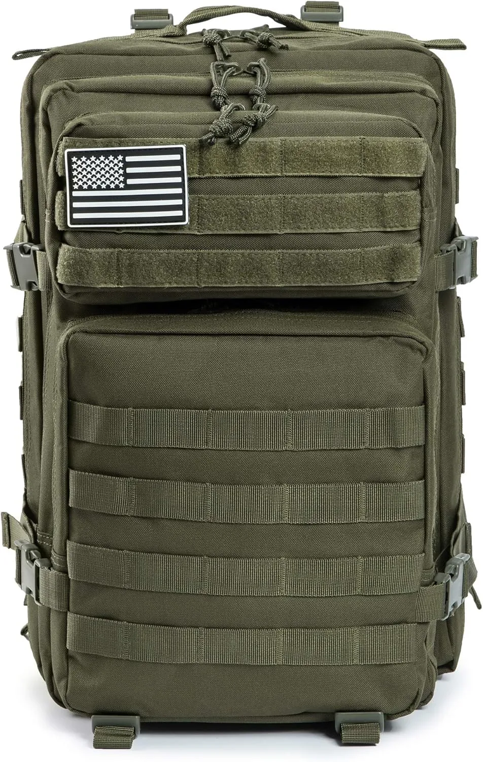 QT&QY 45L Military Tactical Backpacks Molle Army Assault Pack 3 Day Bug Out Bag Hiking Treeking Rucksack
