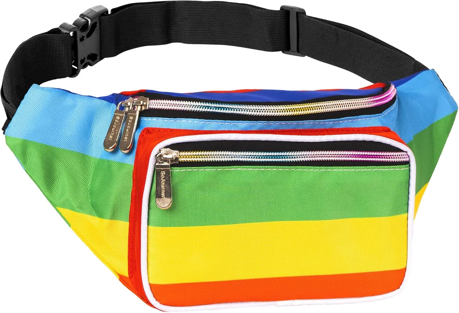 Rainbow Fanny Pack Belt Bag I Mens Fanny Packs for Women Fashionable - Crossbody Bag Bum bag Waist Bag Waist Pack - For Halloween costumes, for Hiking, Running, Travel, Waterproof and more