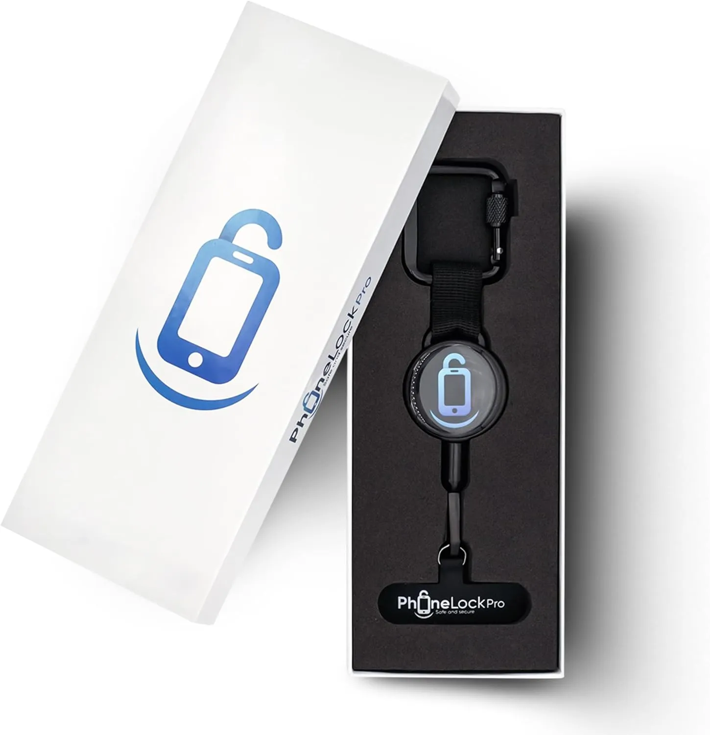 Retractable Anti-Theft Phone Holder with Belt Clip  Durable Stainless Steel and Zinc Alloy  Perfect for Travel, Hiking, Work, and Daily Use  Prevent Drops and Protect Against Theft