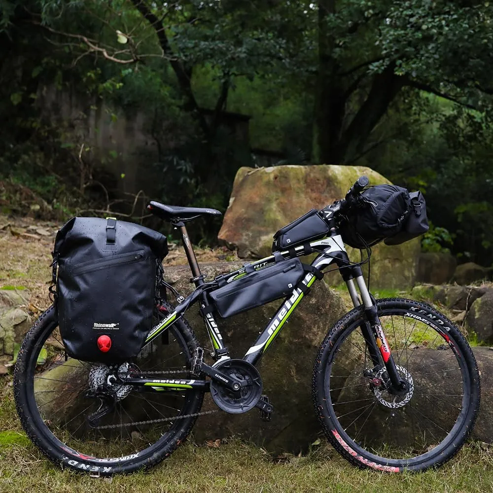 Rhinowalk Bike Bag Waterproof Bike Pannier Bag 27L,(for Bicycle Cargo Rack Saddle Bag Shoulder Bag Laptop Pannier Rack Bicycle Bag Professional Cycling Accessories)