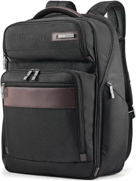 Samsonite Kombi Business Backpack  Ballistic Nylon, 15.6 Laptop Compartment, Tablet Pocket, SmartSleeve, Multi-Pocket Organizer, Padded Straps & Back, Top Handle, Fleece-Lined Accessory Pocket