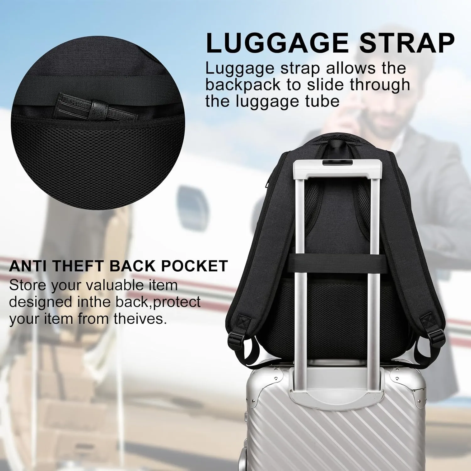 School Backpack for Teen Boys, 17.3 Inch Laptop Bookbag with USB Charging Port, Waterproof Backpack for High School & College Students, Durable Travel Backpacks for Teens